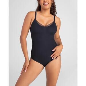 Honeylove Bodysuit CrossOver Cami One Piece Women's Size XL Black